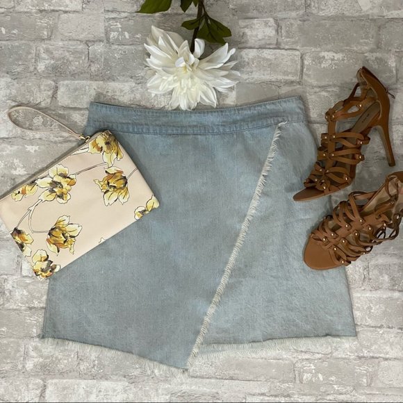 Minkpink Fringe Jean Mini Skirt 🎉HOST PICK🎉 - Picture 14 of 16